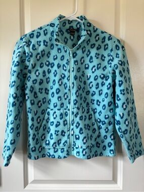 Eddie Bauer Girls Medium 10/12 Full Zip Fleece Sweatshirt Kids